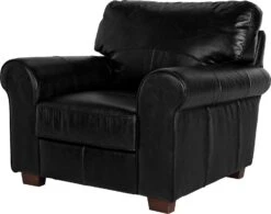 Habitat Salisbury Leather Armchair - Black 14 Habitat Salisbury Leather Armchair - Black -Home Furnishing Store 3384400 R Z002A