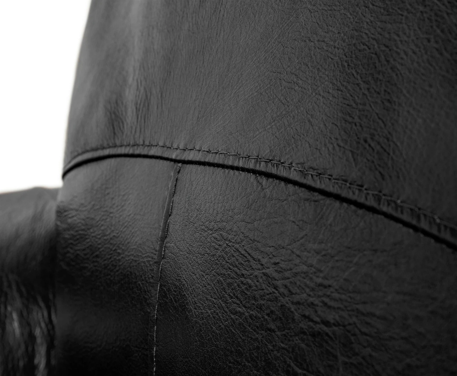 Habitat Salisbury Leather Armchair - Black 6 Habitat Salisbury Leather Armchair - Black - Image 6