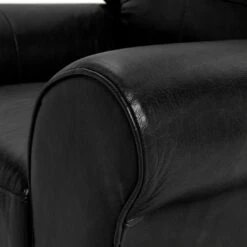 Habitat Salisbury Leather Armchair - Black 16 Habitat Salisbury Leather Armchair - Black -Home Furnishing Store 3384400 R Z005A