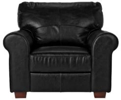 Habitat Salisbury Leather Armchair - Black 18 Habitat Salisbury Leather Armchair - Black -Home Furnishing Store 3384400 R Z015A