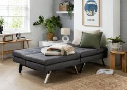 Habitat Duo 2 Seater Clic Clac Sofa Bed - Charcoal 19 Habitat Duo 2 Seater Clic Clac Sofa Bed - Charcoal -Home Furnishing Store 3432022 R Z004C