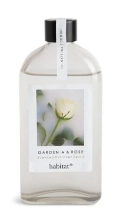 Habitat 300ml Diffuser Refill - Gardenia & Rose