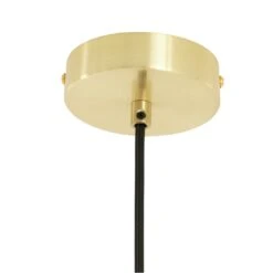 Habitat Tires Alabaster Ceiling Pendant Light -Brushed Brass -Home Furnishing Store 4075990 R Z004A