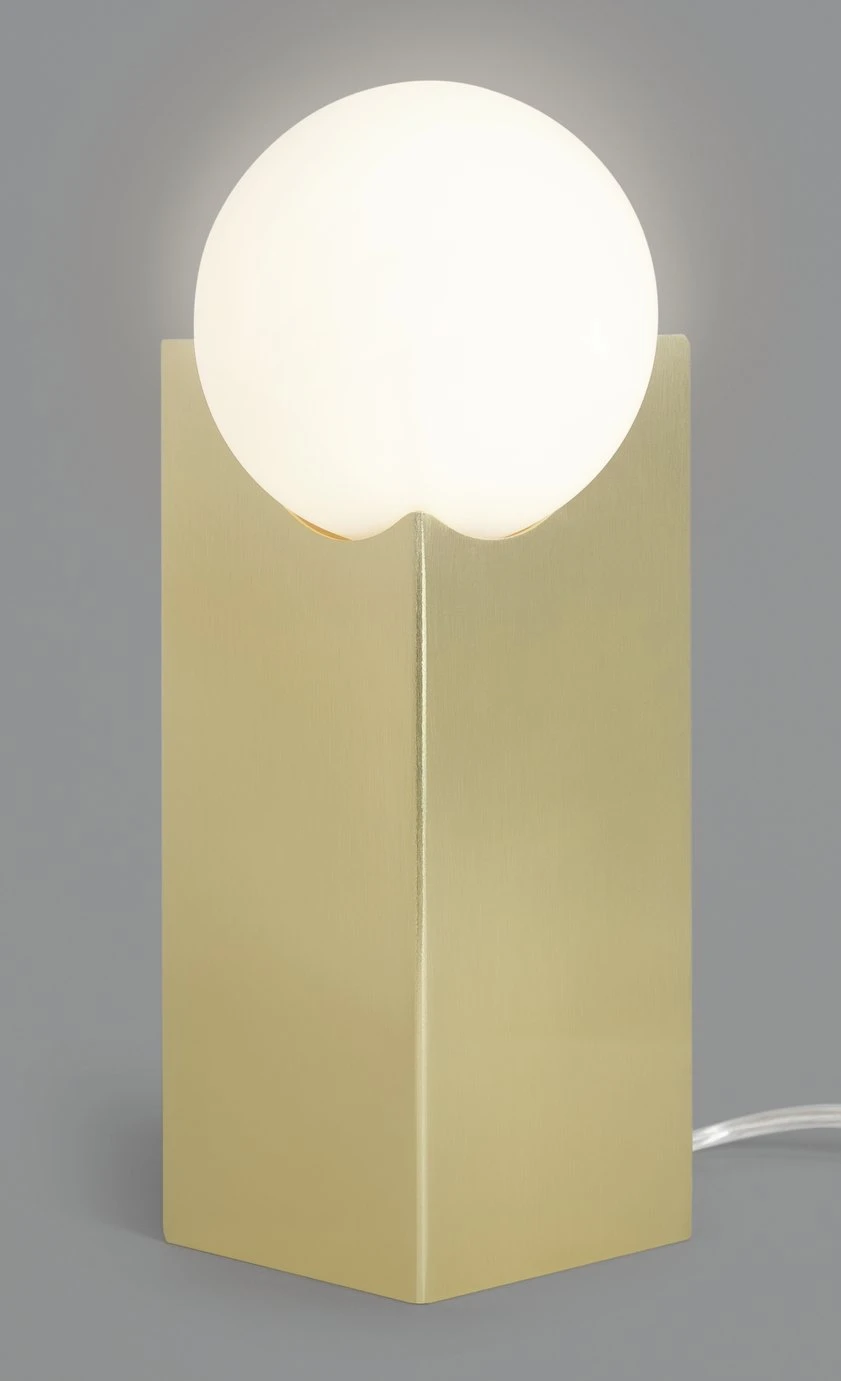 Habitat Yuri Afterglow Table Lamp - Gold & Glass 4 Habitat Yuri Afterglow Table Lamp - Gold & Glass - Image 4