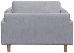 Habitat Salome Fabric Cuddle Chair - Light Grey -Home Furnishing Store 4333742 R Z003A