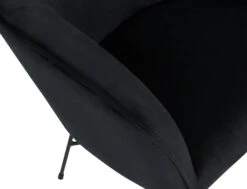 Habitat Jax Velvet Accent Chair - Black -Home Furnishing Store 4335135 R Z006A