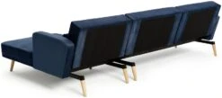 Habitat Andy Right Corner Velvet Clic Clac Sofa Bed - Navy -Home Furnishing Store 4461126 R Z005A