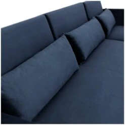 Habitat Andy Right Corner Velvet Clic Clac Sofa Bed - Navy -Home Furnishing Store 4461126 R Z008A