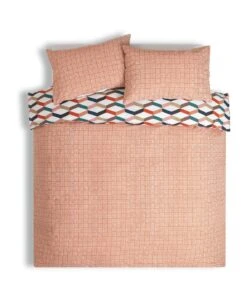 Habitat Geometric ZigZag Multicolour Bedding Set - Single -Home Furnishing Store 4529257 R Z003A
