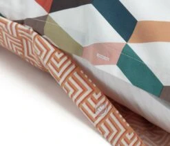 Habitat Geometric ZigZag Multicolour Bedding Set - Single -Home Furnishing Store 4529257 R Z004A