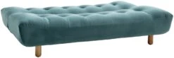 Habitat Kota 3 Seater Velvet Clic Clac Sofa Bed - Teal -Home Furnishing Store 4588298 R Z003A