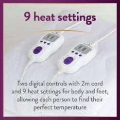 Slumberdown Perfeclty Warm Luxury Electric Blanket-Superking -Home Furnishing Store 4632113 R Z003A