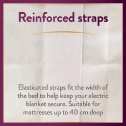 Slumberdown Perfeclty Warm Luxury Electric Blanket-Superking -Home Furnishing Store 4632113 R Z009A