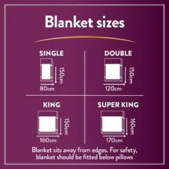 Slumberdown Perfeclty Warm Luxury Electric Blanket-Superking -Home Furnishing Store 4632113 R Z010A