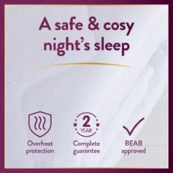 Slumberdown Perfeclty Warm Luxury Electric Blanket-Superking -Home Furnishing Store 4632113 R Z012A