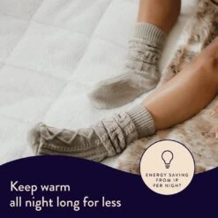 Dreamland Scandi Sherpa Single Control Underblanket-Double -Home Furnishing Store 4707646 R Z003A