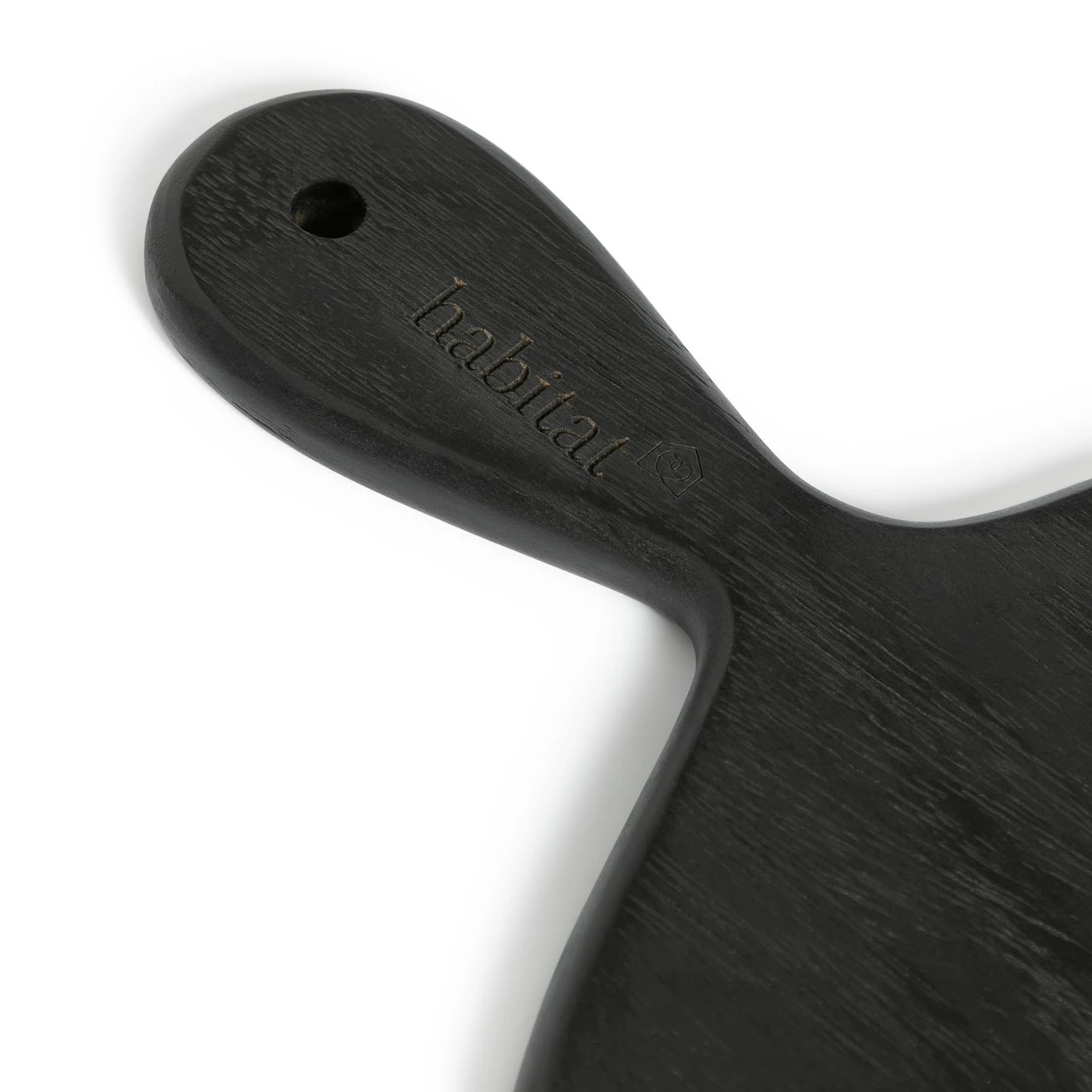 Habitat Wooden Serving Board - Black 3 Habitat Wooden Serving Board - Black - Image 3