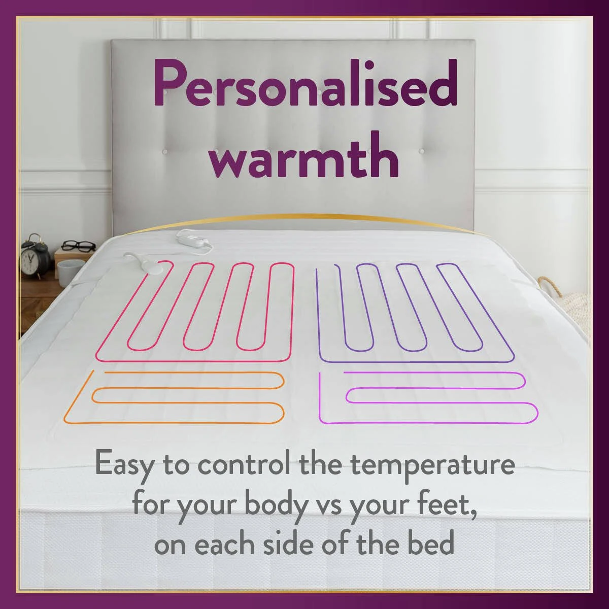 Slumberdown Perfectly Warm Luxury Electric Blanket-King Dual 4 Slumberdown Perfectly Warm Luxury Electric Blanket-King Dual - Image 4