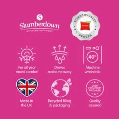 Slumberdown Climate Comfort 10.5 Tog Duvet - Single 21 Slumberdown Climate Comfort 10.5 Tog Duvet - Single -Home Furnishing Store 4843249 R Z011A