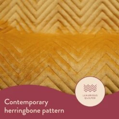 Dreamland Deluxe Velvet Mustard Heated Throw - Large -Home Furnishing Store 4844994 R Z005A