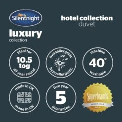 Silentnight Hotel Collection 10.5 Tog Duvet - Single -Home Furnishing Store 5274422 R Z009A