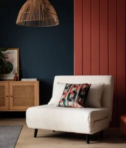 Habitat Roma Single Boucle Chairbed - Cream 15 Habitat Roma Single Boucle Chairbed - Cream -Home Furnishing Store 5644760 R Z004A