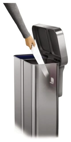 Simplehuman 58 Litre Recycler Bin - Stainless Steel -Home Furnishing Store 5713024 R Z007A