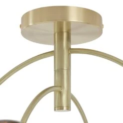 Habitat Hayle Tortoise Shell 4 Light Ceiling Light - Brass -Home Furnishing Store 5792571 R Z004A