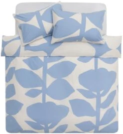 Habitat 180TC Abstract Floral Blue Bedding Set - Single -Home Furnishing Store 5792760 R Z004A