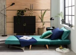 Habitat Roma Single Velvet Chairbed - Teal -Home Furnishing Store 5828108 R Z003C