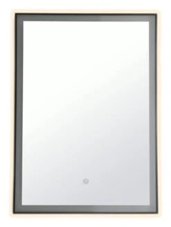 Habitat Rectangle Backlight LED Mirror - Black 11 Habitat Rectangle Backlight LED Mirror - Black -Home Furnishing Store 6025601 R Z003A