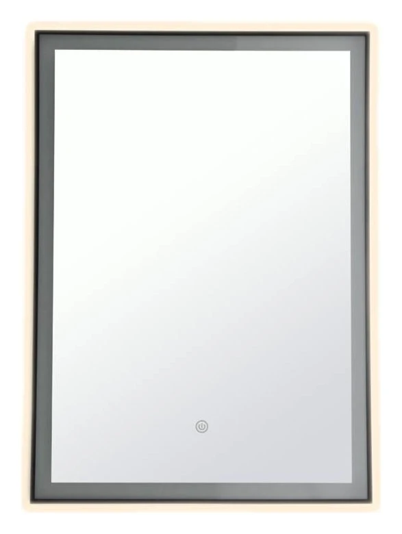 Habitat Rectangle Backlight LED Mirror - Black 5 Habitat Rectangle Backlight LED Mirror - Black - Image 5