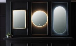 Habitat Rectangle Backlight LED Mirror - Black 13 Habitat Rectangle Backlight LED Mirror - Black -Home Furnishing Store 6025601 R Z003C