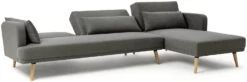 Habitat Andy Right Corner Fabric Clic Clac Sofa Bed - Grey -Home Furnishing Store 6132941 R Z003A