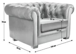 Habitat Chesterfield Leather Armchair - Walnut -Home Furnishing Store 6228367 R Z020A