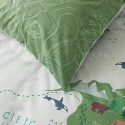 Habitat Kids Cotton World Map Print Bedding Set - Toddler -Home Furnishing Store 6823786 R Z003C