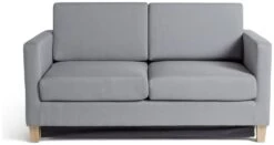 Habitat Rosie 2 Seater Fabric Sofa Bed - Light Grey