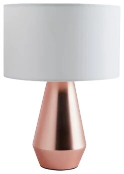 Habitat Maya Pair Of Touch Table Lamps - Copper & Cream 8 Habitat Maya Pair Of Touch Table Lamps - Copper & Cream -Home Furnishing Store 7157097 R Z006A