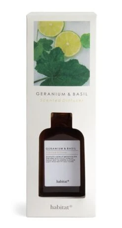 Habitat 150ml Scented Diffuser - Geranium & Basil 8 Habitat 150ml Scented Diffuser - Geranium & Basil -Home Furnishing Store 7160149 R Z003A