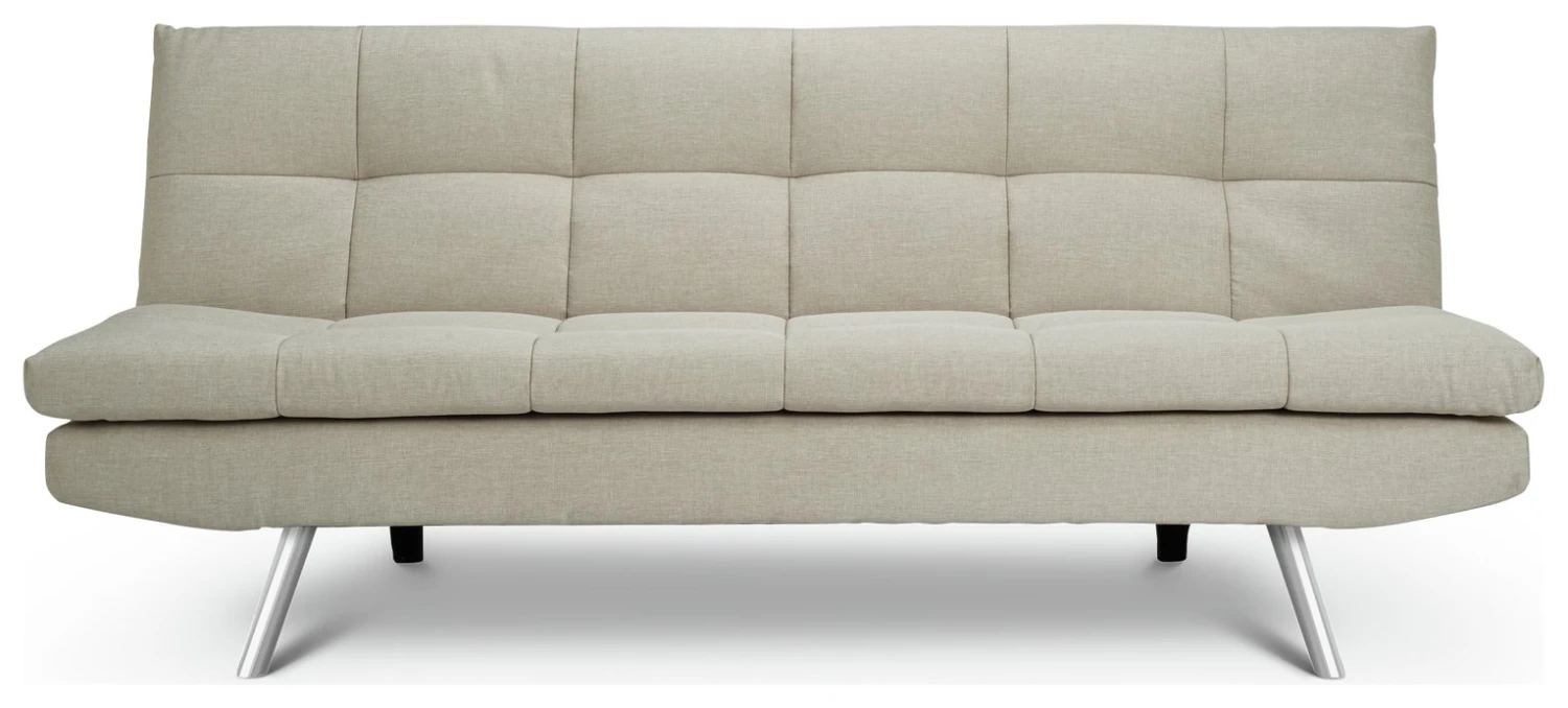 Habitat Nolan Fabric Clic Clac Sofa Bed - Natural 1 Habitat Nolan Fabric Clic Clac Sofa Bed - Natural