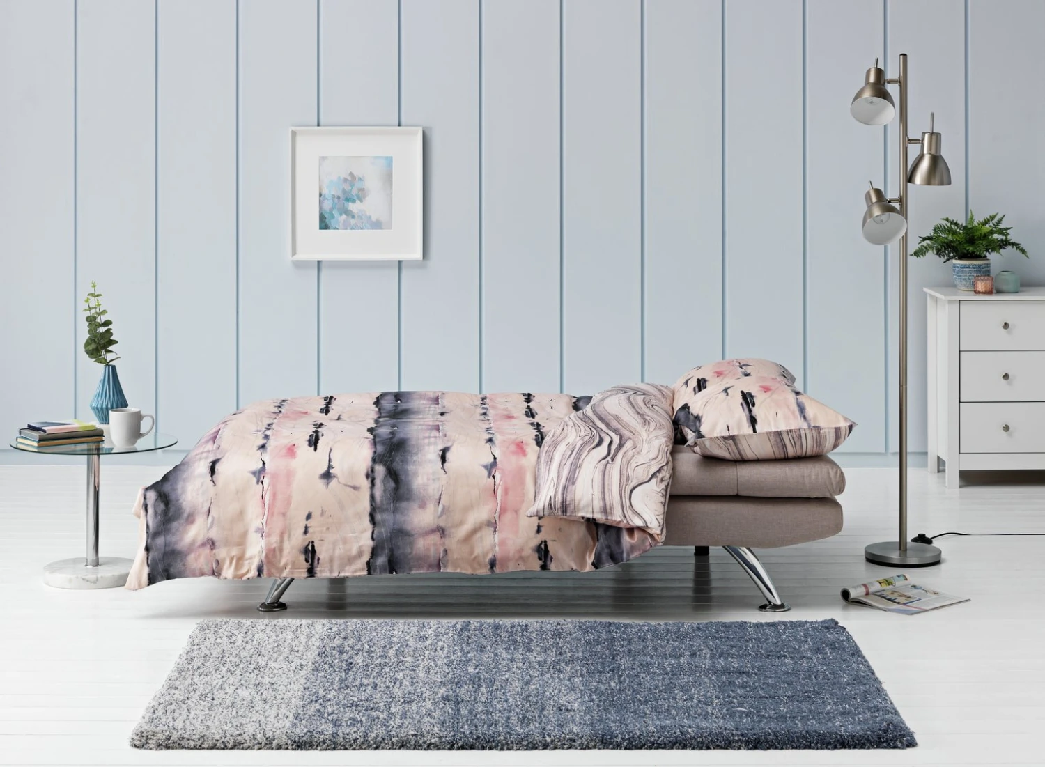 Habitat Nolan Fabric Clic Clac Sofa Bed - Natural 6 Habitat Nolan Fabric Clic Clac Sofa Bed - Natural - Image 6