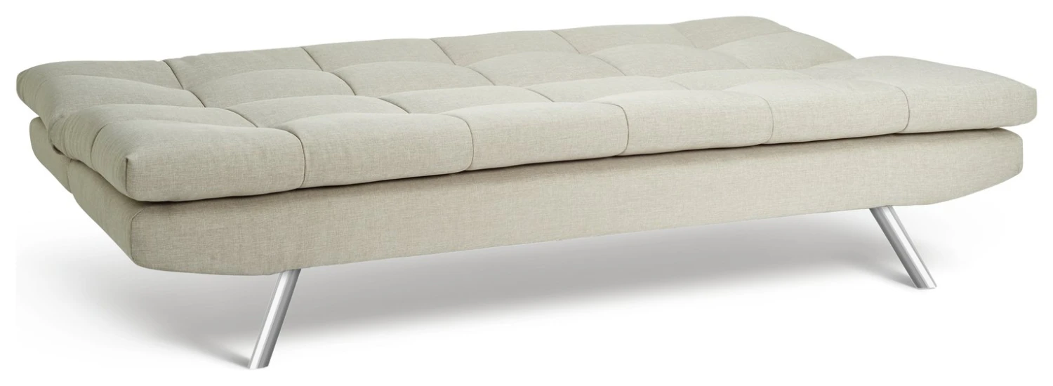 Habitat Nolan Fabric Clic Clac Sofa Bed - Natural 3 Habitat Nolan Fabric Clic Clac Sofa Bed - Natural - Image 3