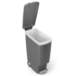 Simplehuman 40 Litre Plastic Slim Pedal Bin - Grey -Home Furnishing Store 7277070 R Z003A