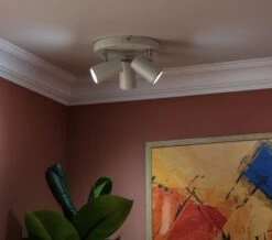 Habitat 3 Light Spotlight Plate - Matt White -Home Furnishing Store 7653326 R Z002C