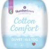 Slumberdown Cotton Comfort 10.5 Tog Duvet - Single