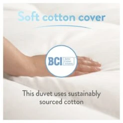 Slumberdown Cotton Comfort 10.5 Tog Duvet - Single -Home Furnishing Store 7878125 R Z004A