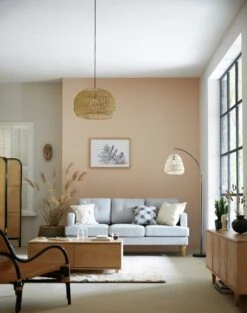 Habitat Rattan Arc Floor Lamp - Cream And Black -Home Furnishing Store 8024789 R Z004C