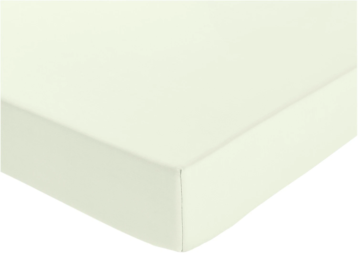 Habitat Pure Cotton 200TC Cream Deep Fitted Sheet - Single 1 Habitat Pure Cotton 200TC Cream Deep Fitted Sheet - Single