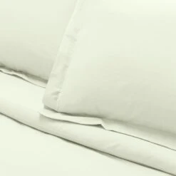 Habitat Egyptian Cotton 400TC Plain Cream Bedding Set-Double -Home Furnishing Store 8163365 R Z003A