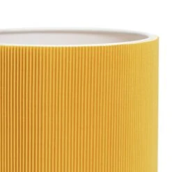 Habitat Mid Century Pleated Column Table Lamp - Yellow 9 Habitat Mid Century Pleated Column Table Lamp - Yellow -Home Furnishing Store 8180252 R Z002A